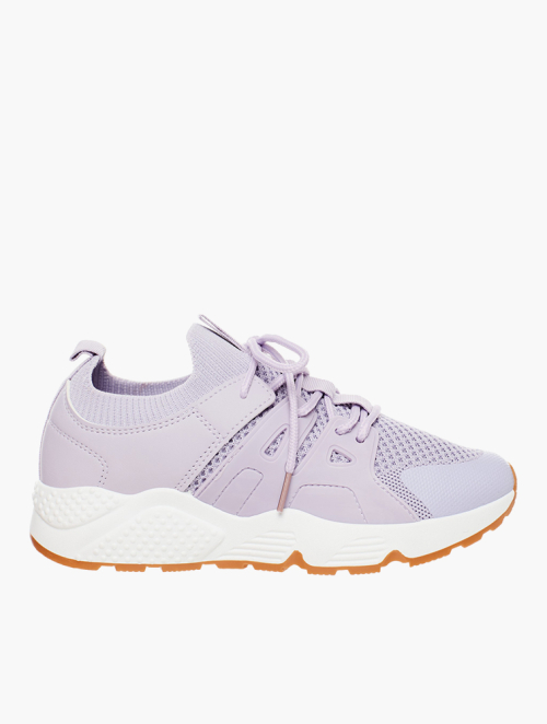 MyRunway | Shop TomTom Purple Lace-Up Sneakers for Women from
